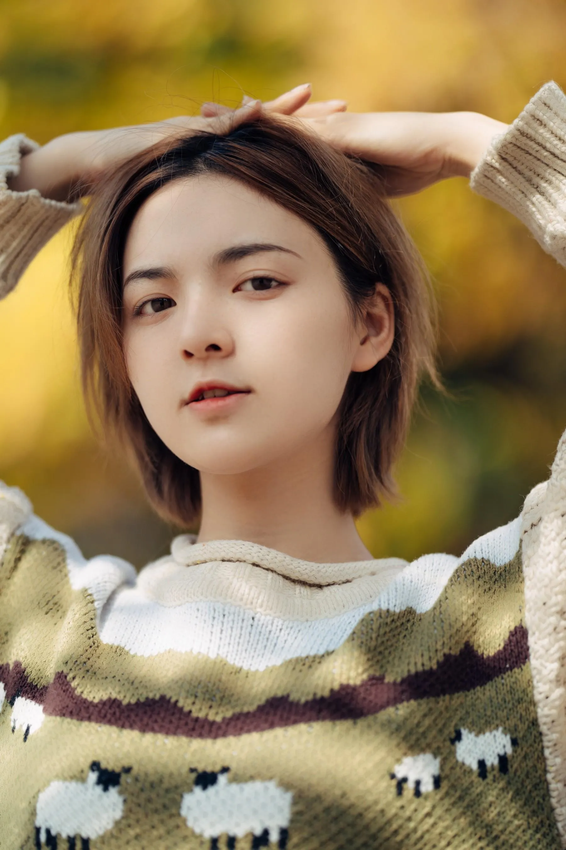 [YITUYU艺图语]2022.01.25 暖冬银杏，18岁的素颜女孩 dudu [35P]插图5